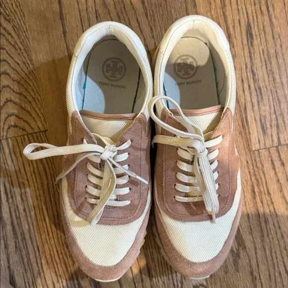 Tory Burch Blush and Cream Sneakers - Picture 5 of 5